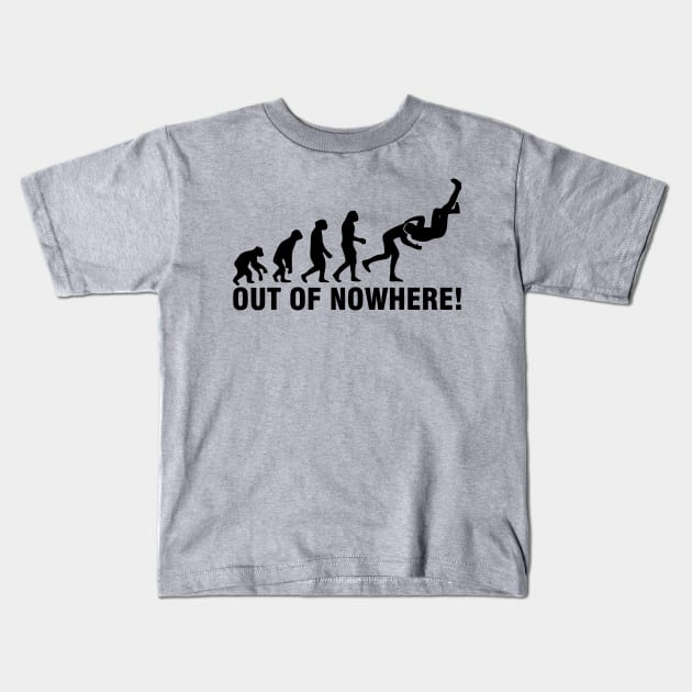 Out of nowhere! Kids T-Shirt by DavesTees